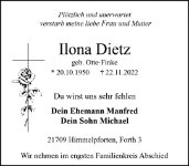 eine Anzeige