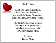 eine Anzeige